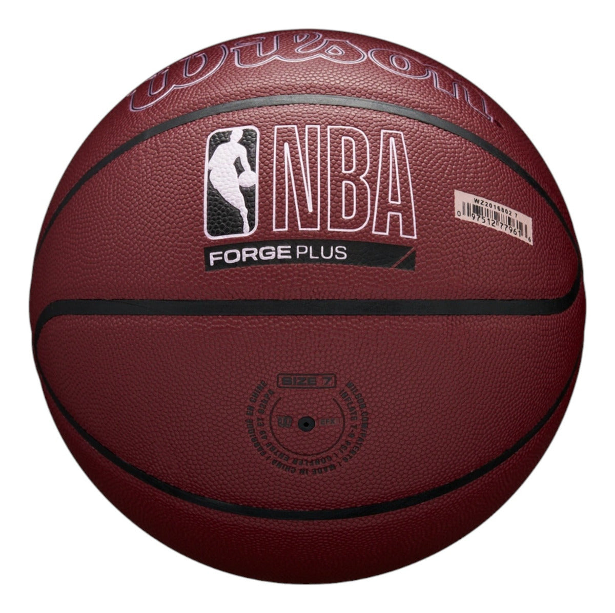 Balón De Basquetbol Wilson Nba Forge Plus #7 Maroon
