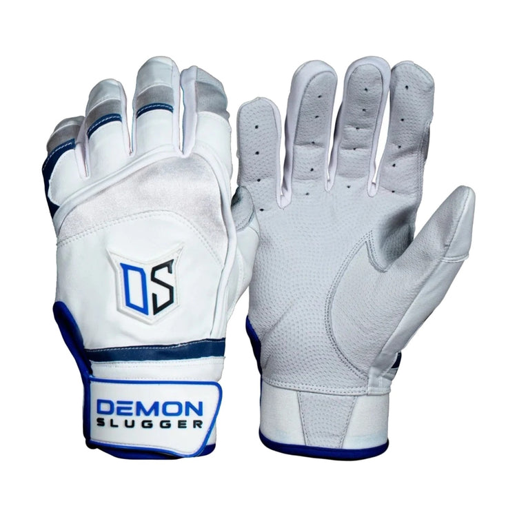 Guantes De Bateo Demon Slugger Ds Classica Blanco Azul Med