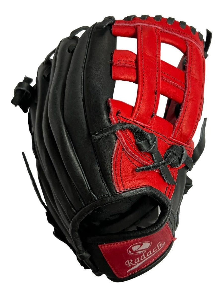 Guante De Beisbol Radach Pro Cuadro 11.5in Blackred Caja H