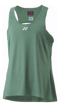 Playera Yonex Mujer 16687ex Olive Sin Mangas Tenis Padel Xs