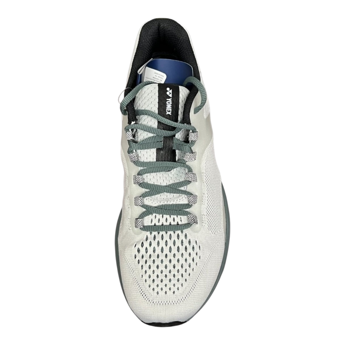 Tenis de running Radach Sports Yonex Saferun Fitjog en color verde oliva claro con malla transpirable y cordones