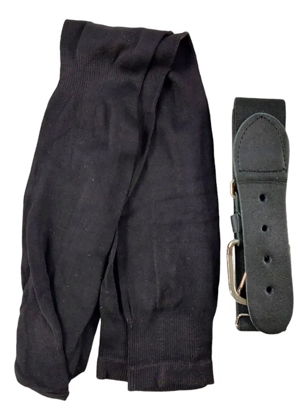 Pantalón Béisbol Radach Talla 28 Blanco Medias Cinto Negro