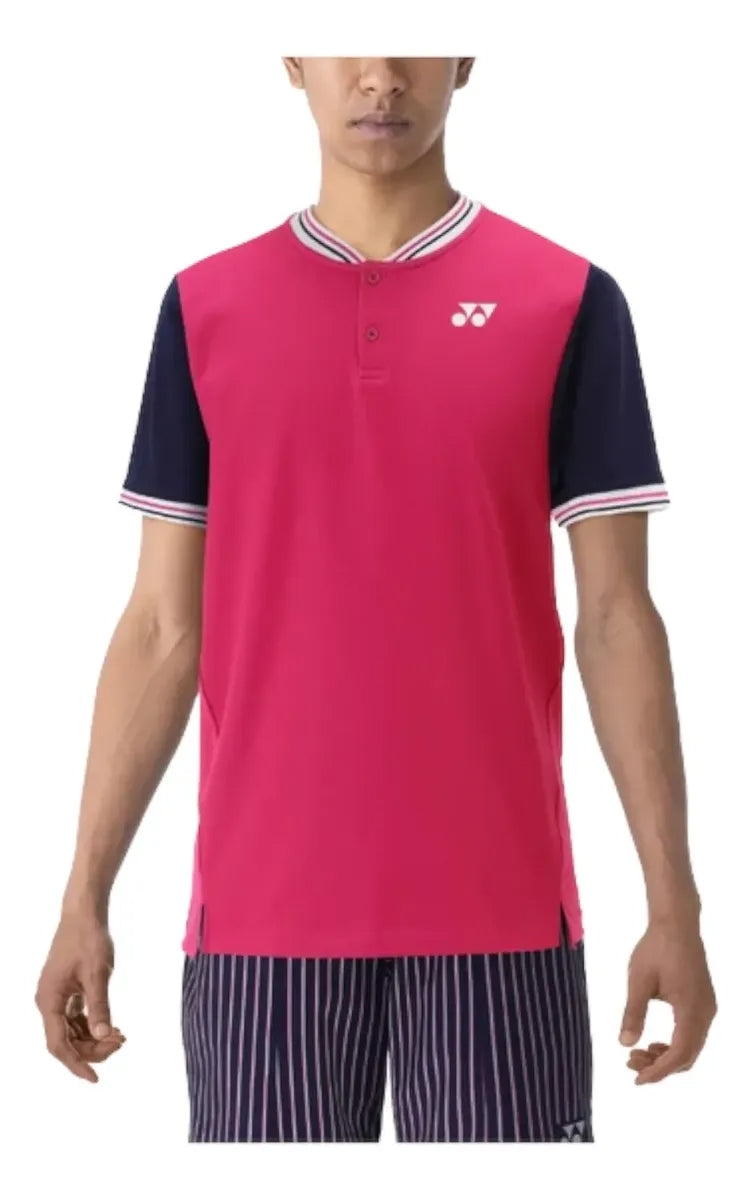 Playera Polo Yonex 10499ex Rosa Slim Fit Verycool Tenis