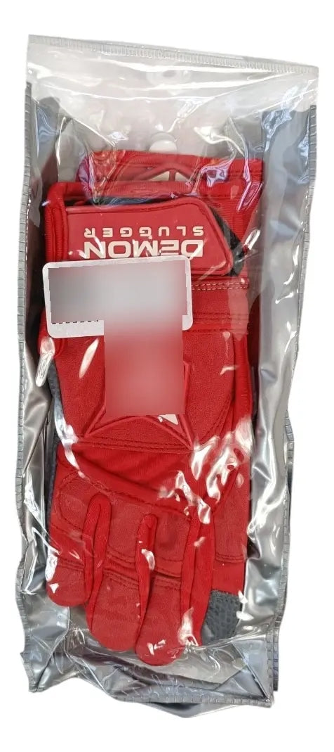 Guantes De Bateo Para Niño Demon Slugger Rojo Beisbol Ys