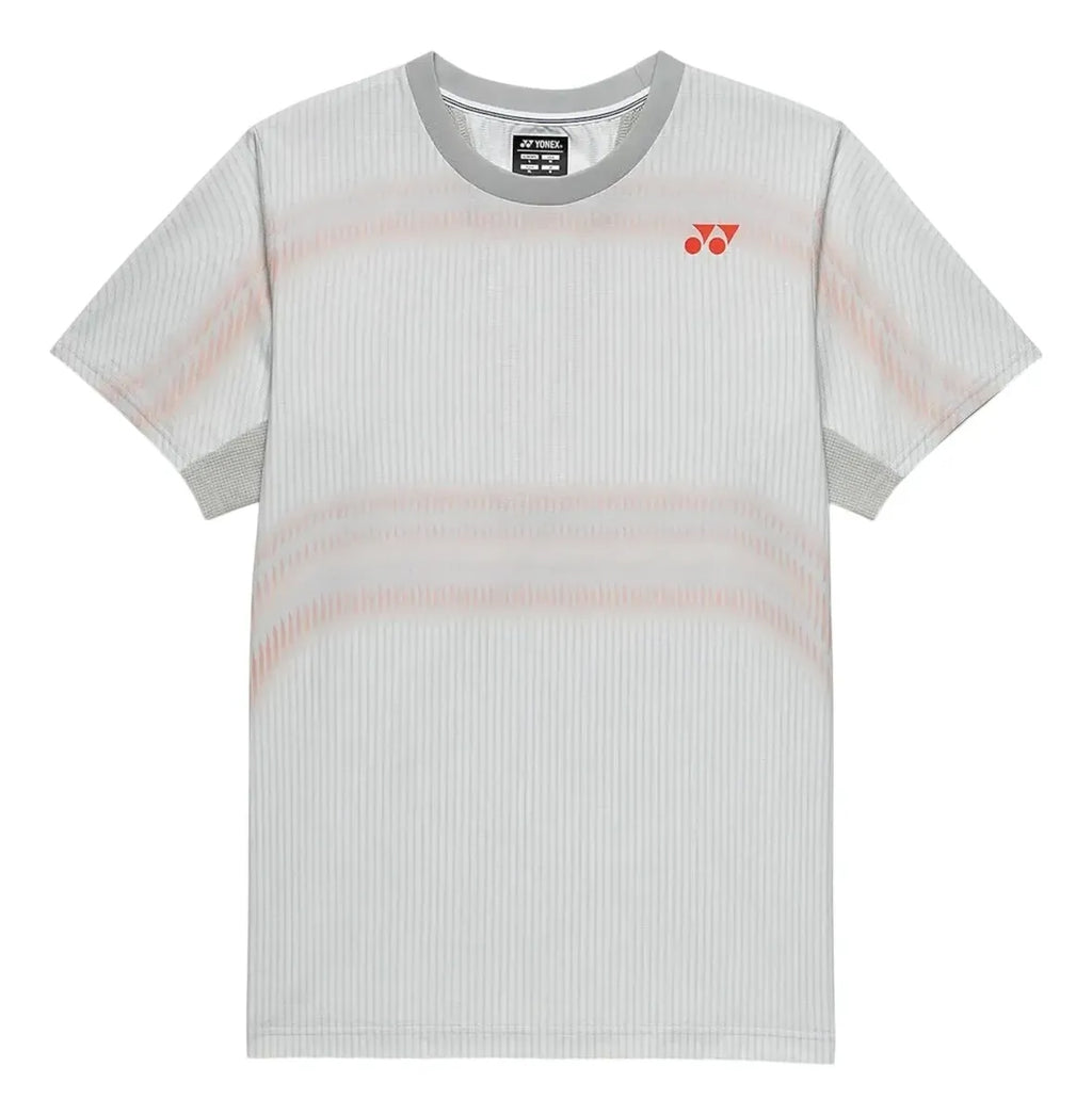 Playera Yonex 10705yx Silver Gray Antistatic Tenis
