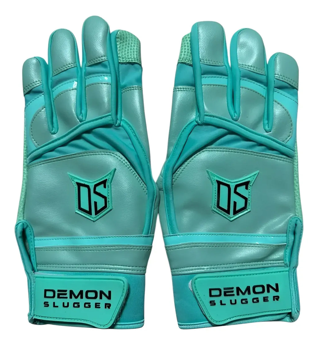 Guantes Bateo Beisbol Ds Fiesta Colors Menta Piel