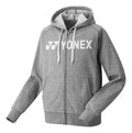 Sudadera Yonex Ym0018ex Hombre Gris Full Zip Capucha
