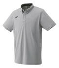 Playera Polo Yonex 10455ex Gris Tenis Padel Uv