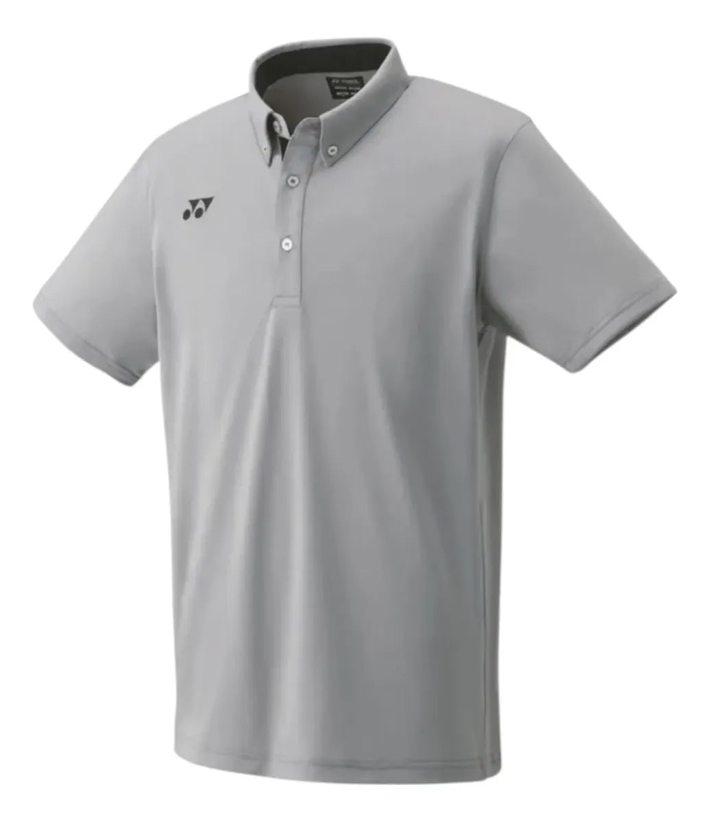 Playera Polo Yonex 10455ex Gris Tenis Padel Uv