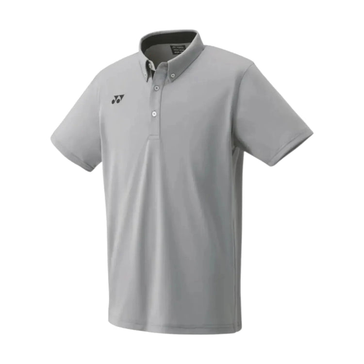 Playera Polo Yonex 10455ex Gris Tenis Padel Uv