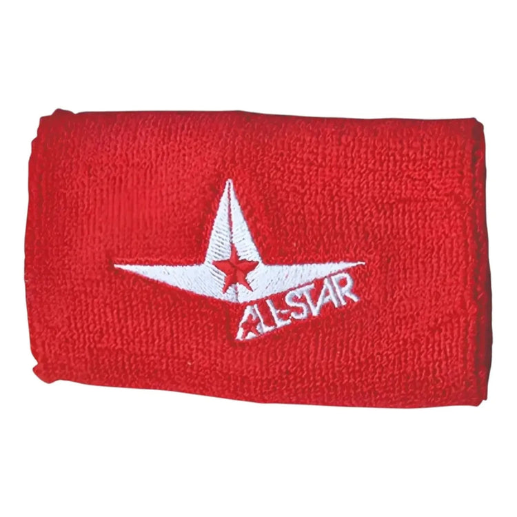 Muñequeras All Star 5 Pulgadas Beisbol Softbol Roja