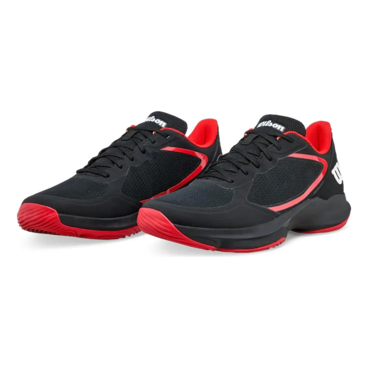 Tenis De Padel Wilson Hurakn Lite Negro Rojo 6.5mx