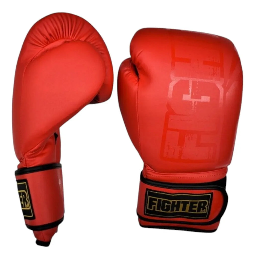 Guantes De Box Voit Fighter 14 Oz Rojo Entrenamiento