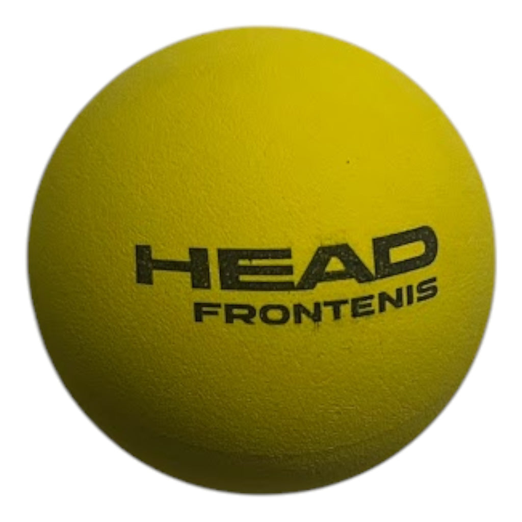 Pelota de frontenis Head amarilla, bote con 3 pelotas, marca Head