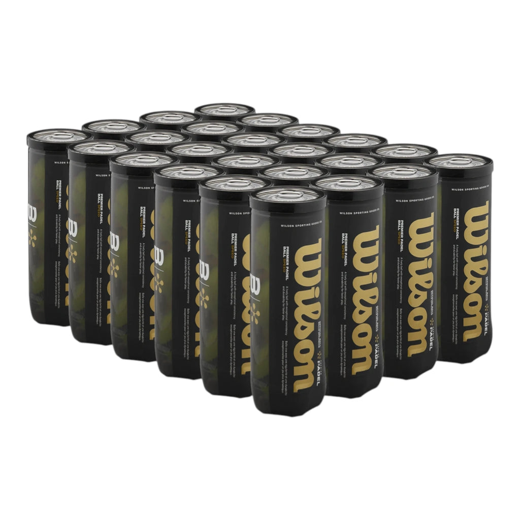 Pelota de Padel Wilson Premier Padel Speed Caja 24 pack