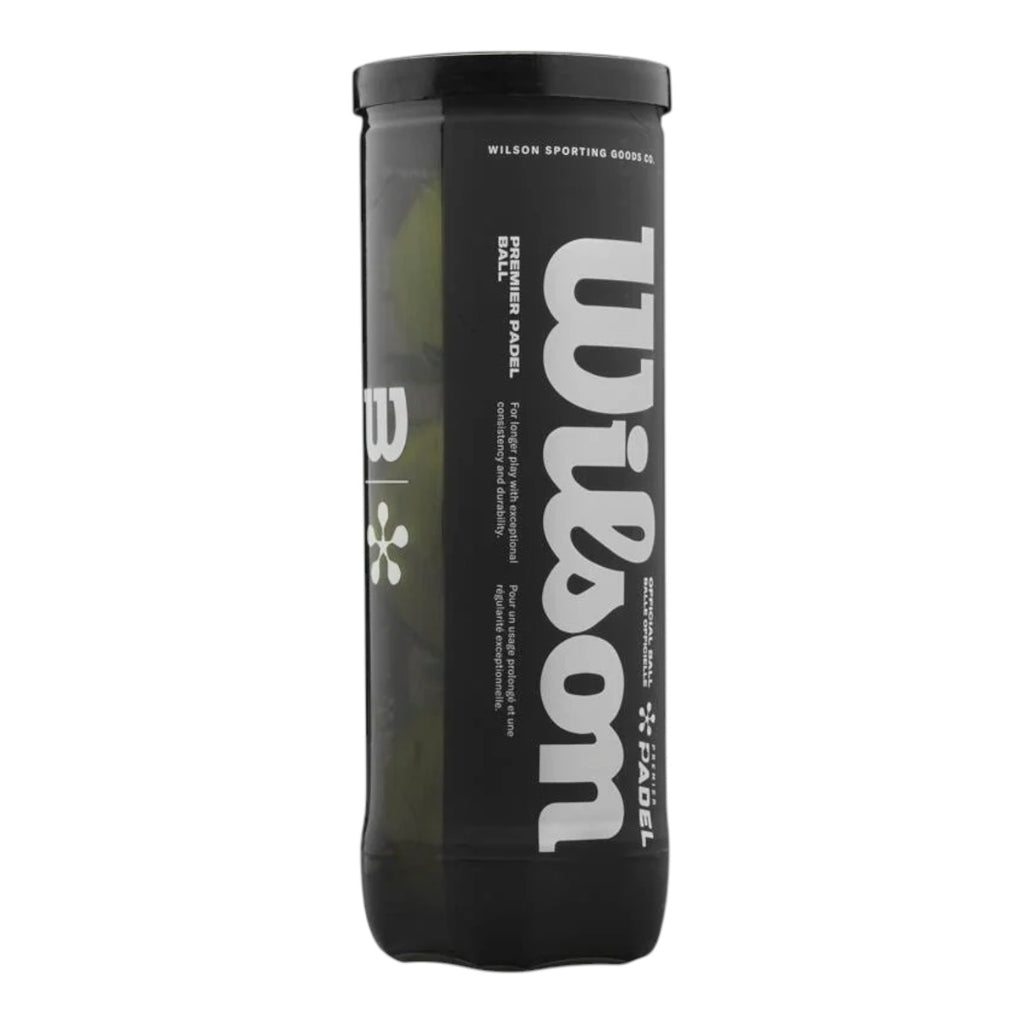 Pelota de Padel Wilson Premier Padel Oficial Bote c/3