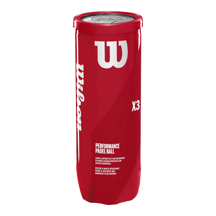 Pelotas De Padel Wilson X3 Bote C/3