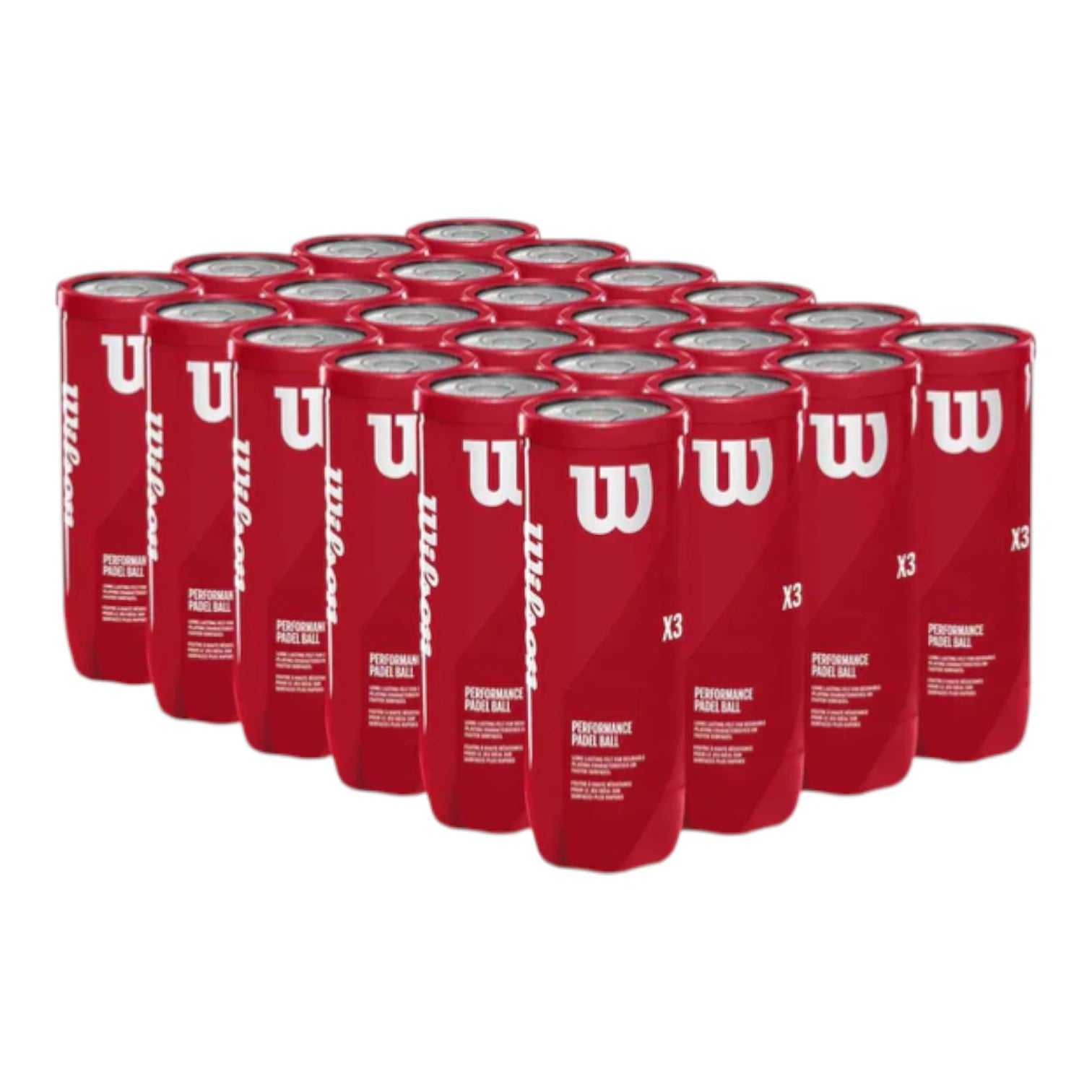 Pelotas De Padel Wilson X3 Caja 24 pack