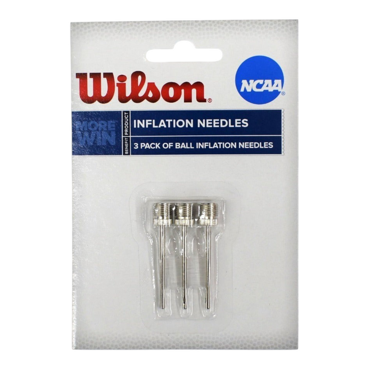 Paquete de 3 agujas de inflado Wilson de Radach Sports, compatibles con bombas estándar para balones deportivos