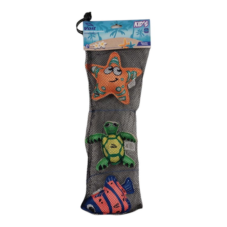 Set de animales acuáticos Radach Sports de neopreno con estrella, tortuga y pez para buceo infantil en piscina
