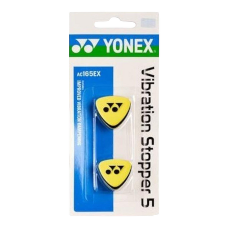 Antivibradores Radach Sports Yonex Vibration Stopper 5 amarillos en empaque original para raquetas de tenis