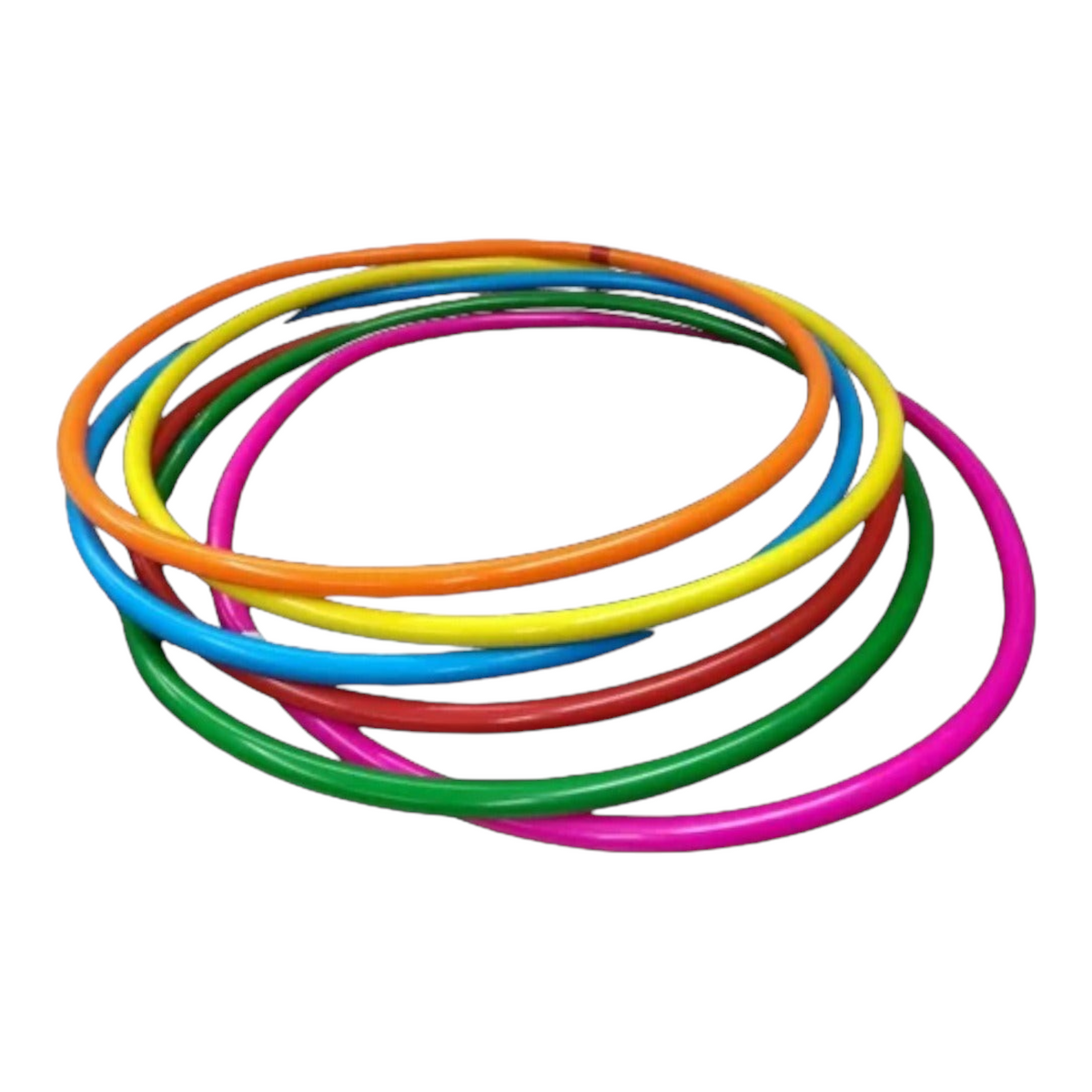 Set de 5 aros ula ula Radach Sports de colores vibrantes para ejercicio y juego infantil