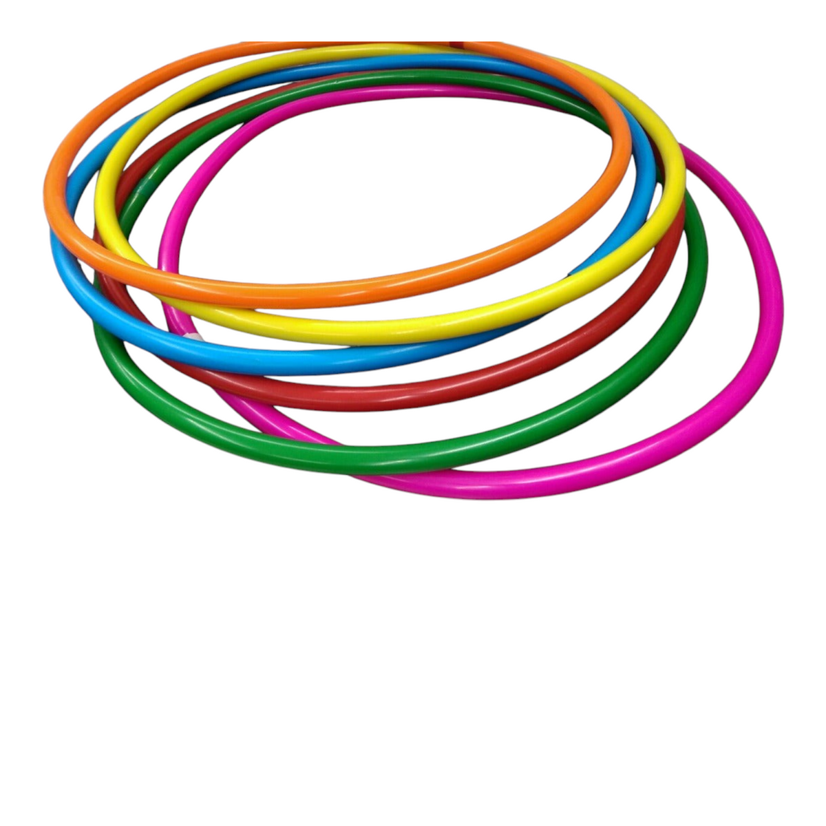 Set de 5 aros ula ula Radach Sports de colores vibrantes para ejercicio y juego infantil