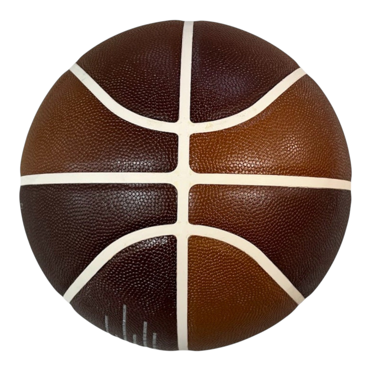 Balón de baloncesto Radach Sports Wilson NBA Champagne serie 1, tamaño 7 con diseño degradado en tonos marrones.