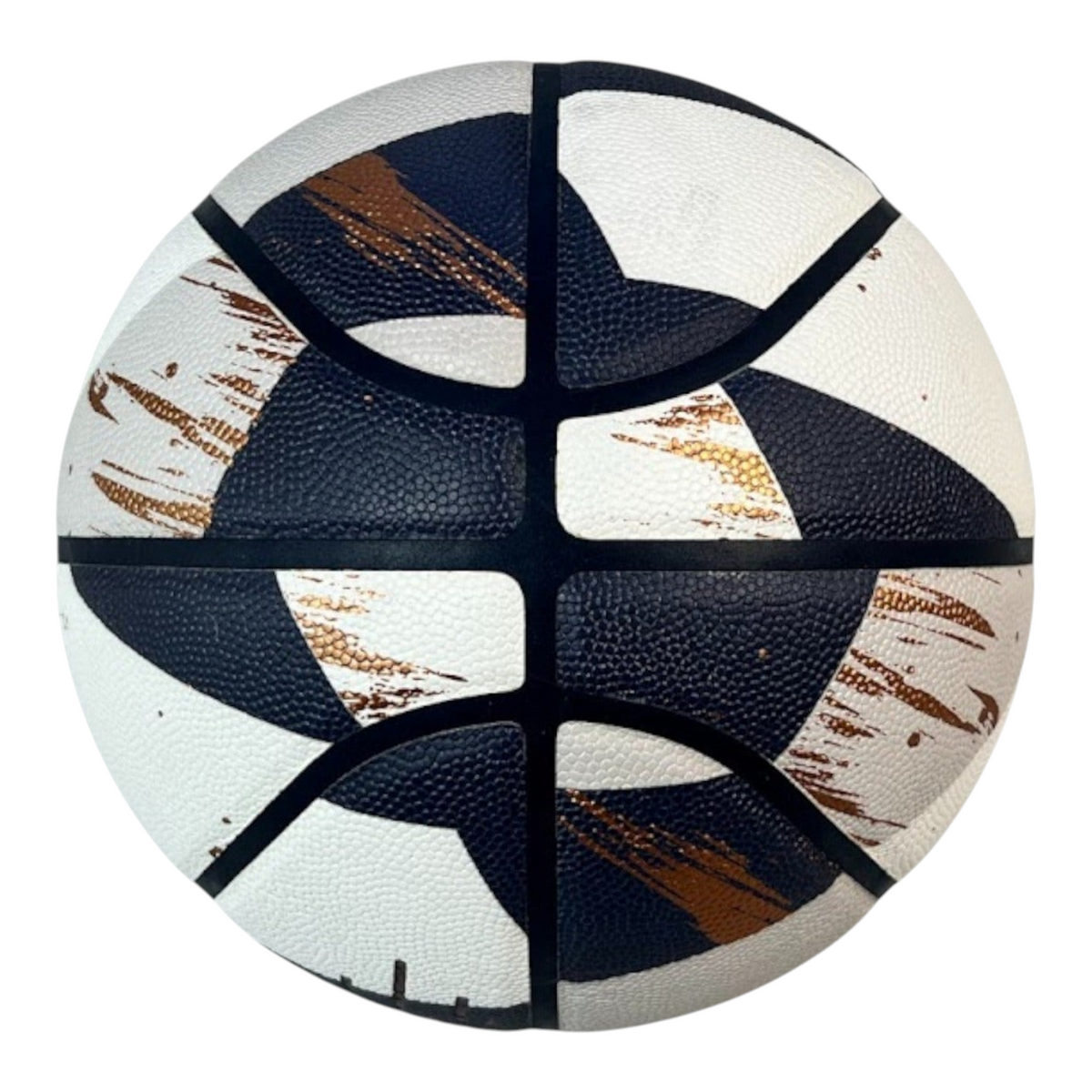 Balón de baloncesto Radach Sports Wilson NBA Expression color champán y negro con diseño texturizado para interior