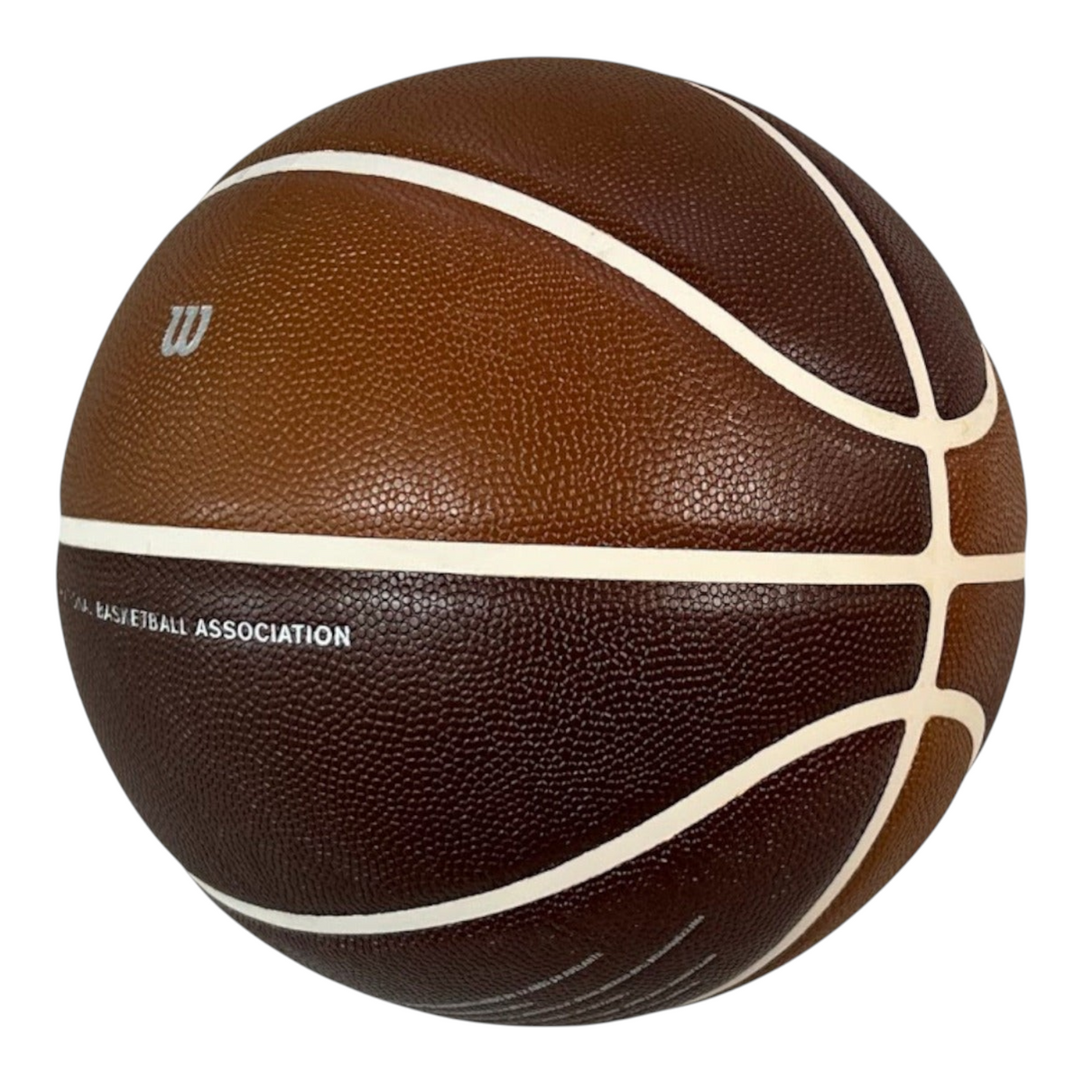 Balón de baloncesto Radach Sports Wilson NBA Champagne serie 1, tamaño 7 con diseño degradado y surcos profundos.