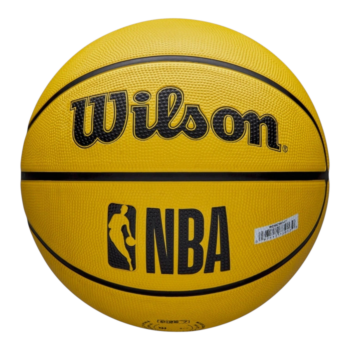 Balón de básquetbol Wilson NBA Team Tribute Lakers talla 7 color amarillo con logo oficial en Radach Sports