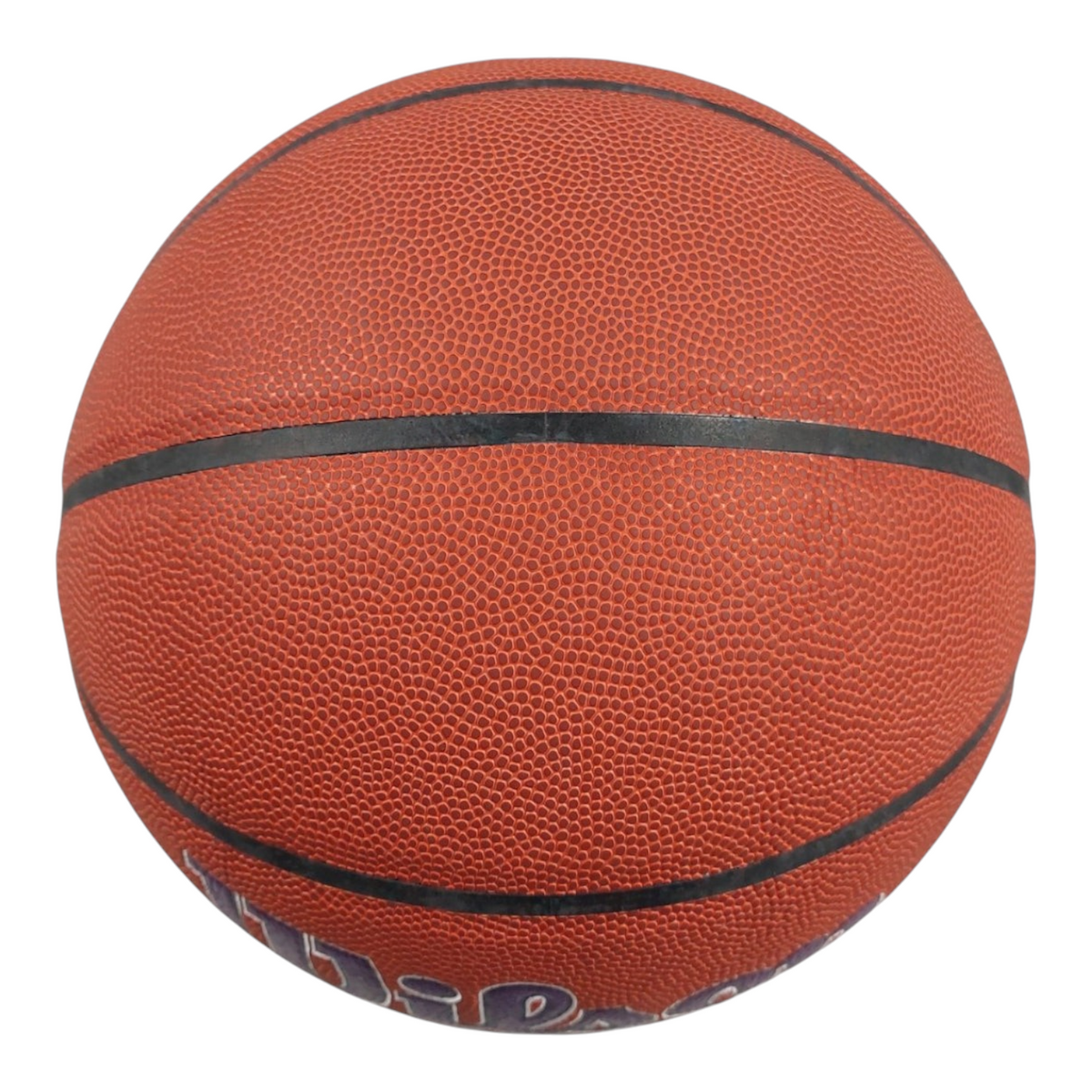 Balón de basquetbol Radach Sports Wilson NBA Lakers con cubierta texturizada Pure Feel y logotipos oficiales