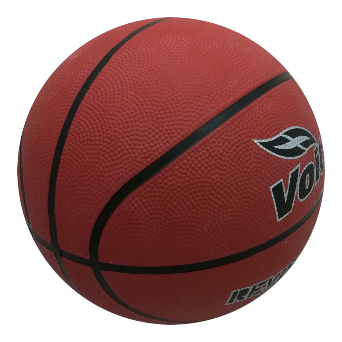 Balón de básquetbol Radach Sports Voit Revolution II número 7 en color naranja con textura de caucho