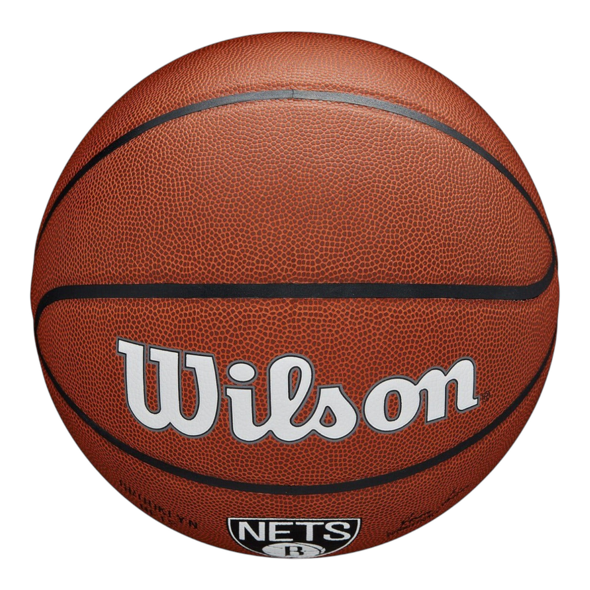 Balón de basquetbol Radach Sports Wilson NBA Team Alliance Nets con superficie texturizada y logotipos oficiales