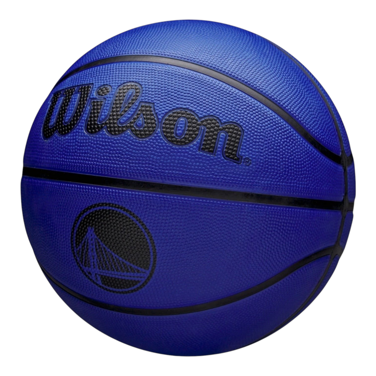 Balón de básquetbol Wilson NBA Team Tribute Warriors azul con logo de Golden State, tamaño 7 para exteriores