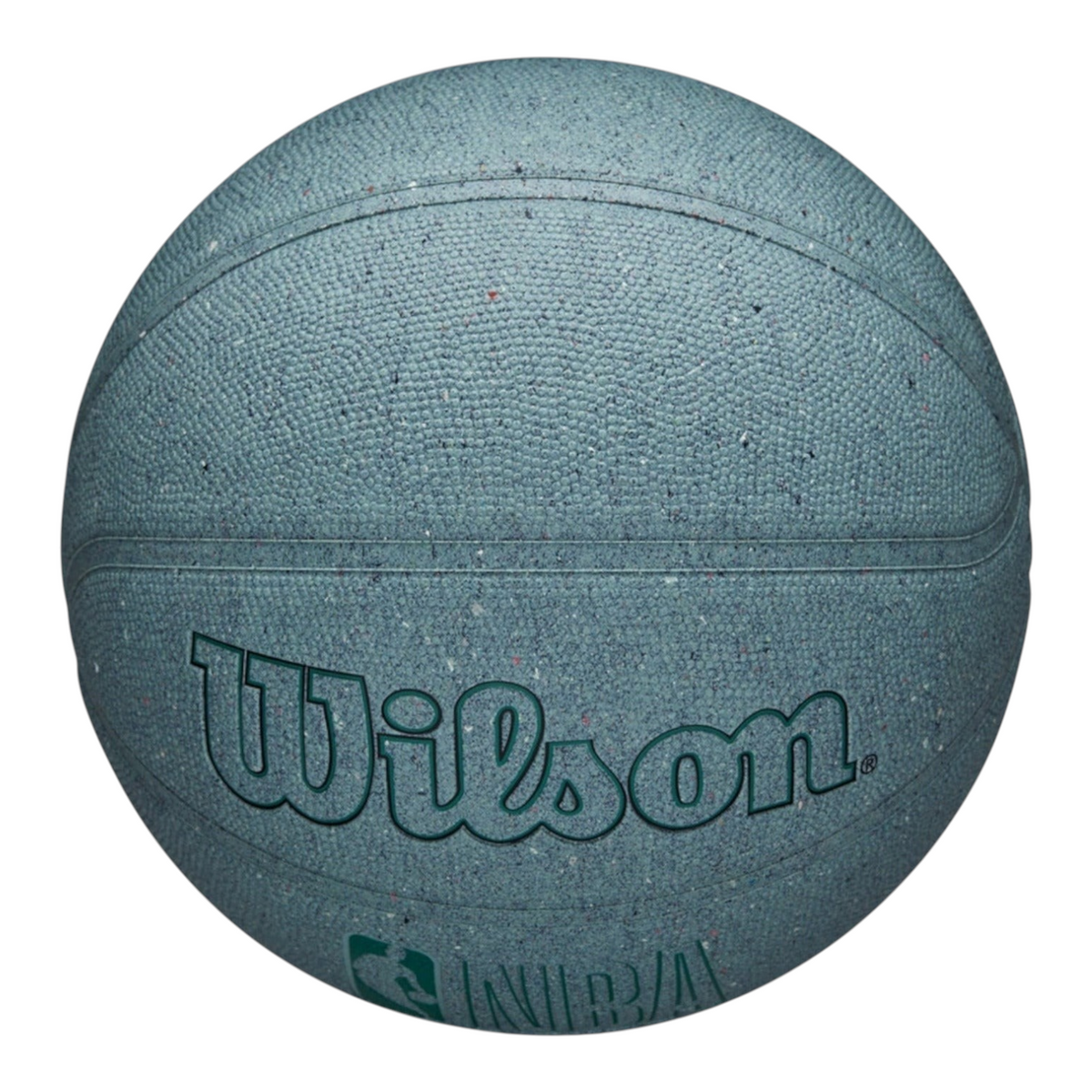 Balón de básquetbol Wilson NBA DRV Pro color menta con textura moteada y logo oficial, disponible en Radach Sports