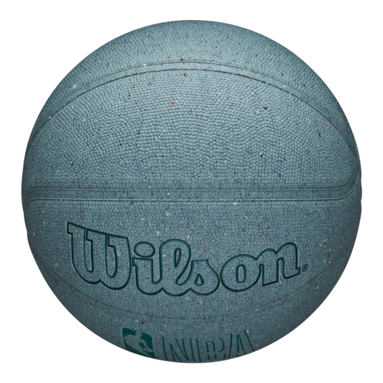 Balón de básquetbol Wilson NBA DRV Pro color menta con textura moteada y logo oficial, disponible en Radach Sports