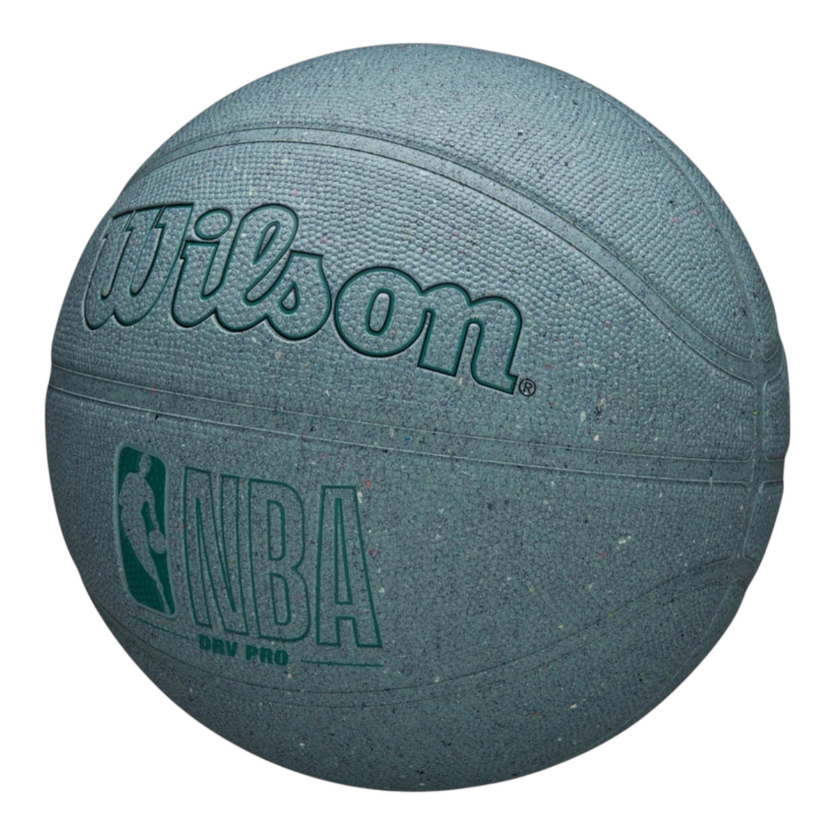 Balón de básquetbol Wilson NBA DRV Pro talla 7 color menta con textura Tackskin reciclada de Radach Sports