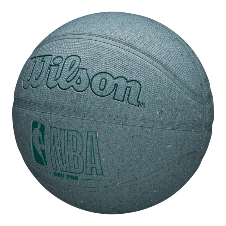 Balón de básquetbol Wilson NBA DRV Pro talla 7 color menta con textura Tackskin reciclada de Radach Sports