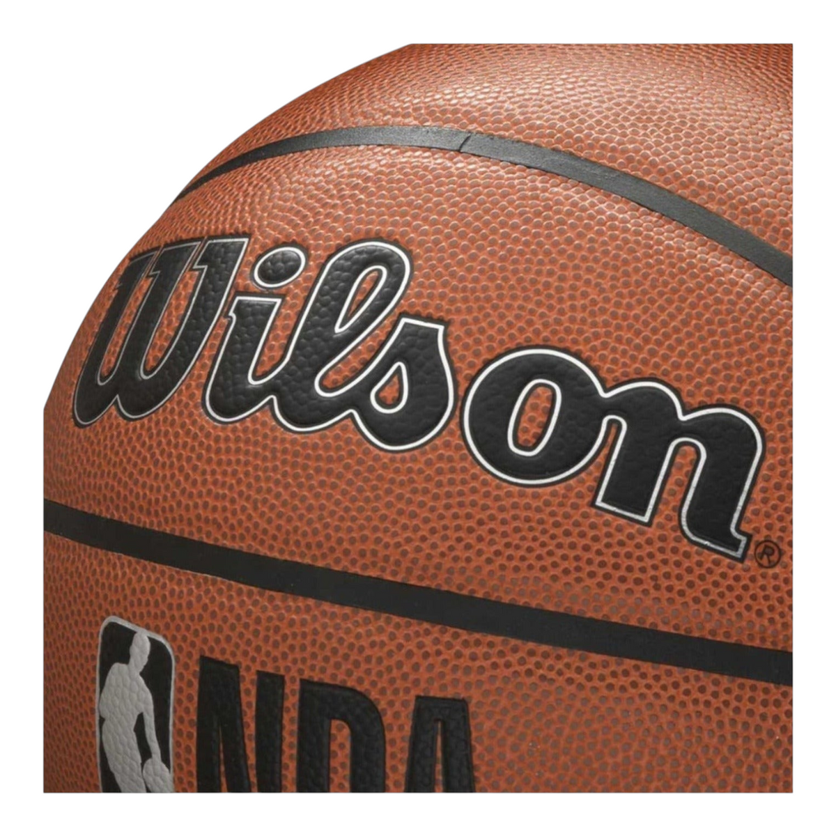 Balón de basquetbol Radach Sports Wilson NBA Forge Pro con textura de agarre y logotipos oficiales