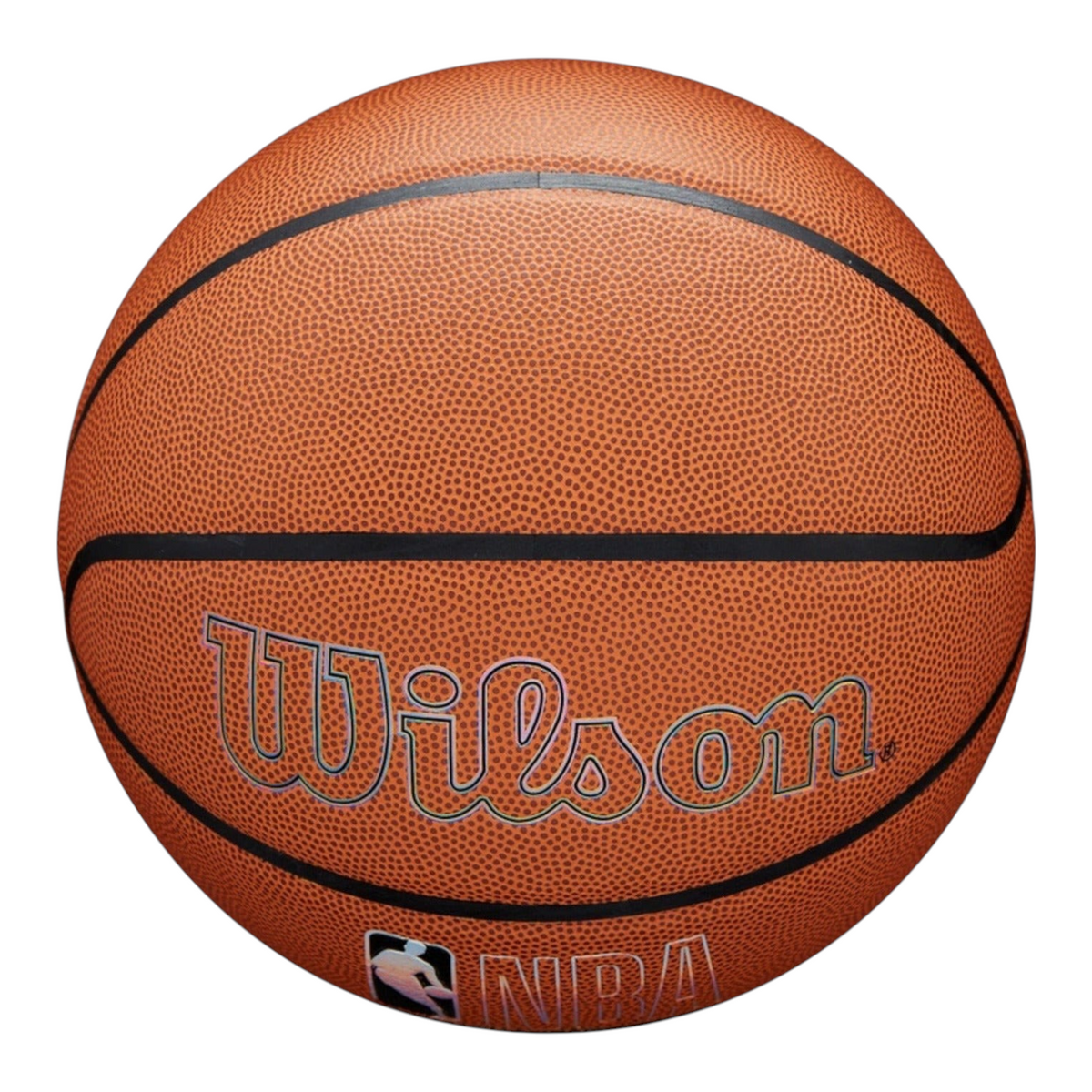 Balón de básquetbol Wilson NBA Forge Plus talla 7 de Radach Sports con cubierta Pure Feel y canales profundos