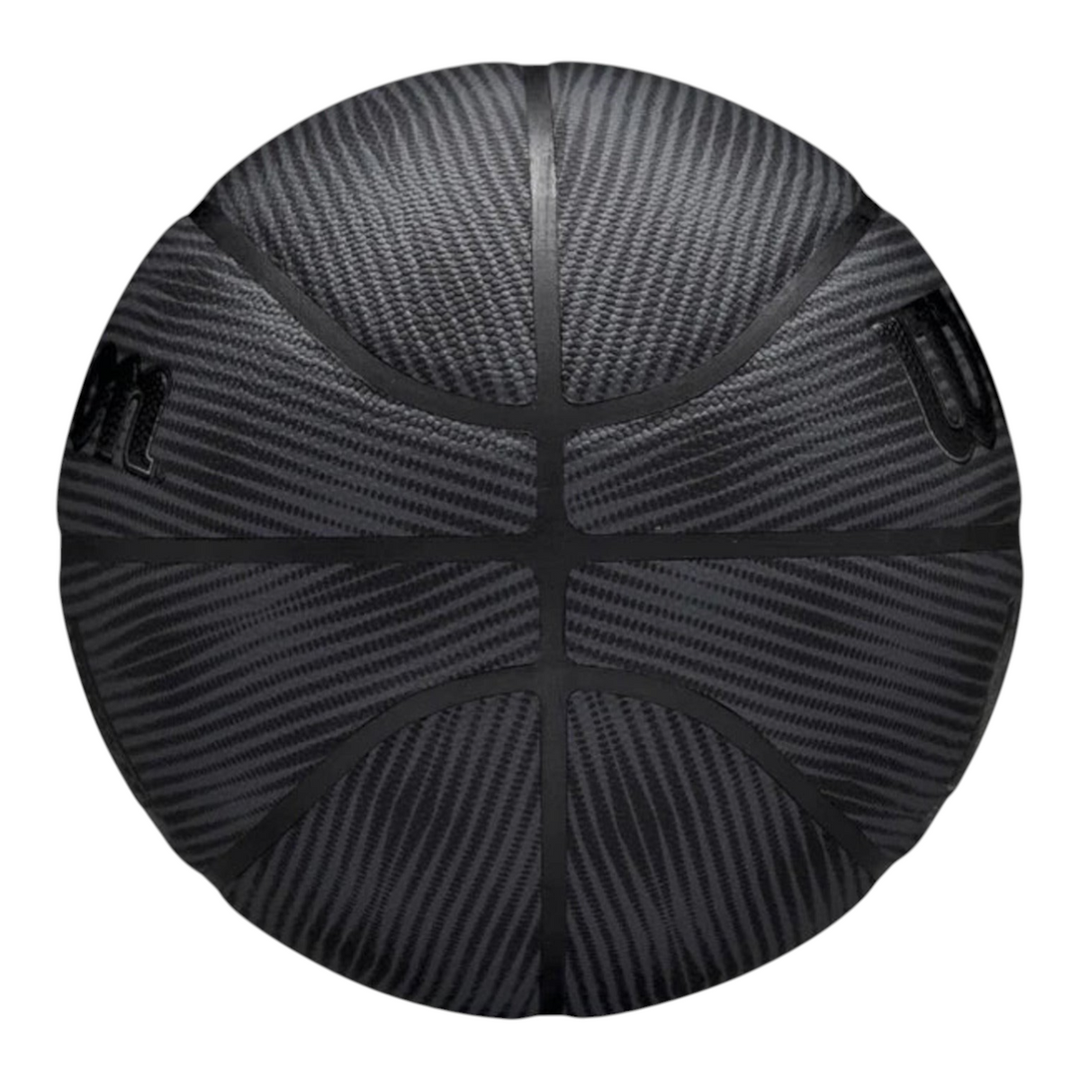 Balón de básquetbol Radach Sports Wilson NBA Forge Pro talla 7 en color negro con diseño hexagonal y textura premium.