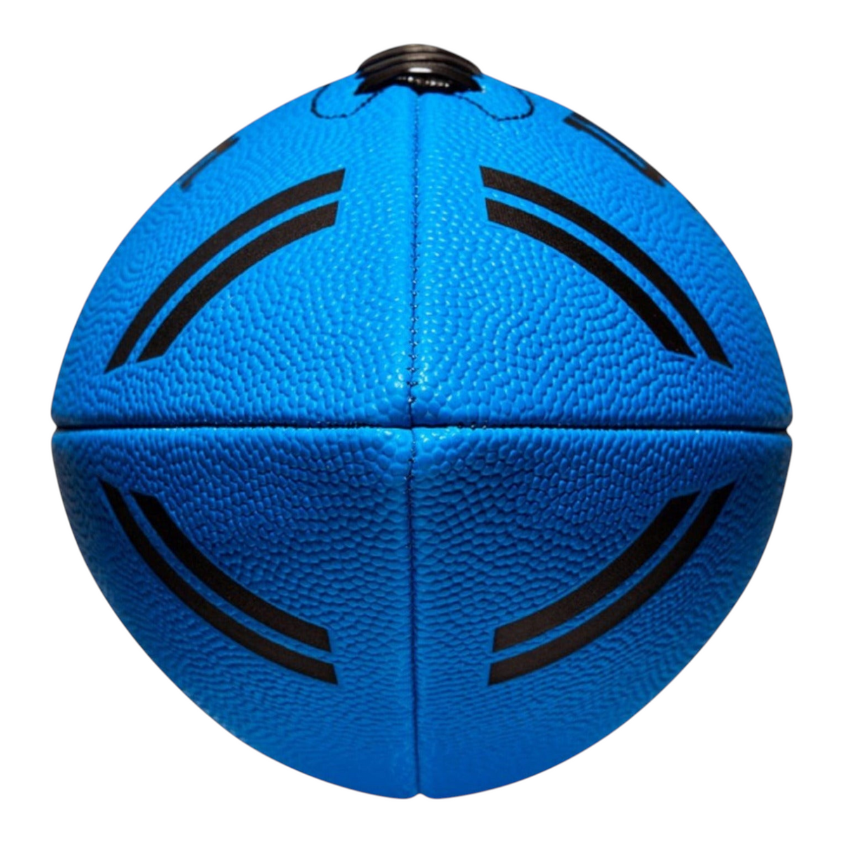 Balón de fútbol americano Radach Sports Wilson NFL Spotlight Junior en color azul con textura de cuero compuesto
