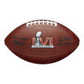 Balón de fútbol americano Radach Sports Wilson The Duke oficial del Super Bowl LVI en piel marrón con cordones blancos