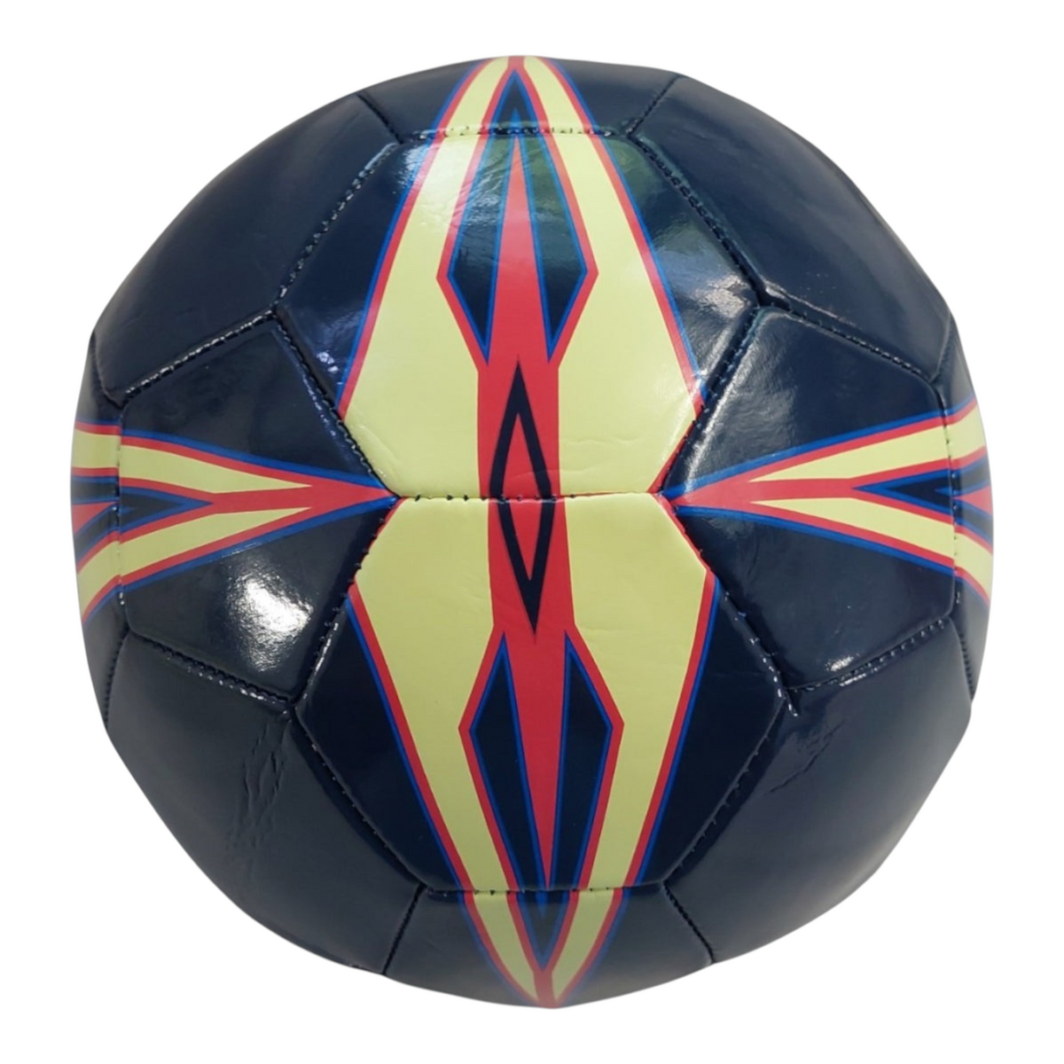 Balón de fútbol Radach Sports Club América S100 número 5 en color azul con diseño gráfico de paneles brillantes