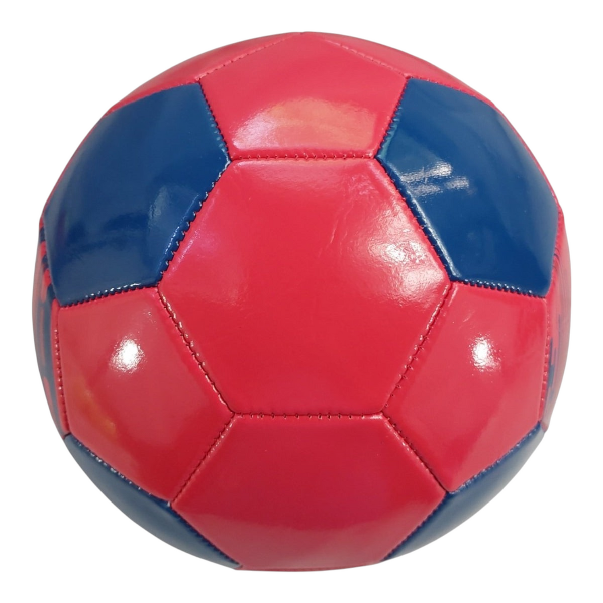 Balón de fútbol Radach Sports No. 5 Club Guadalajara en color rojo y azul, fabricado en PVC brillante y resistente.