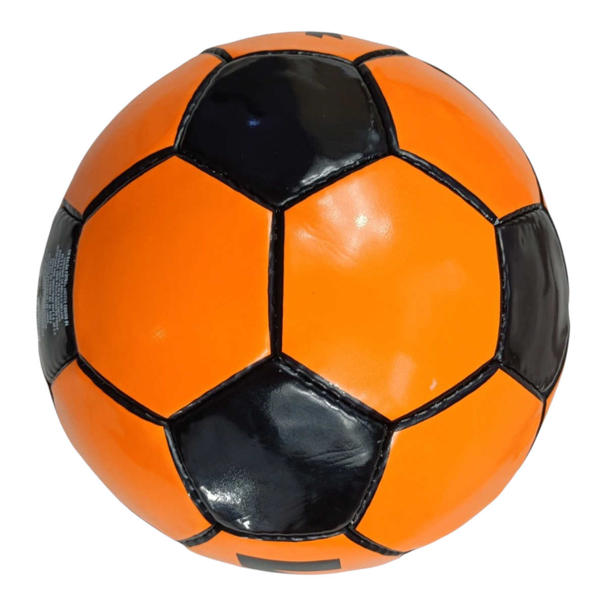 Balón de fútbol Radach Sports Voit Neon Classic HS talla 4 con paneles sintéticos en color naranja neón y negro