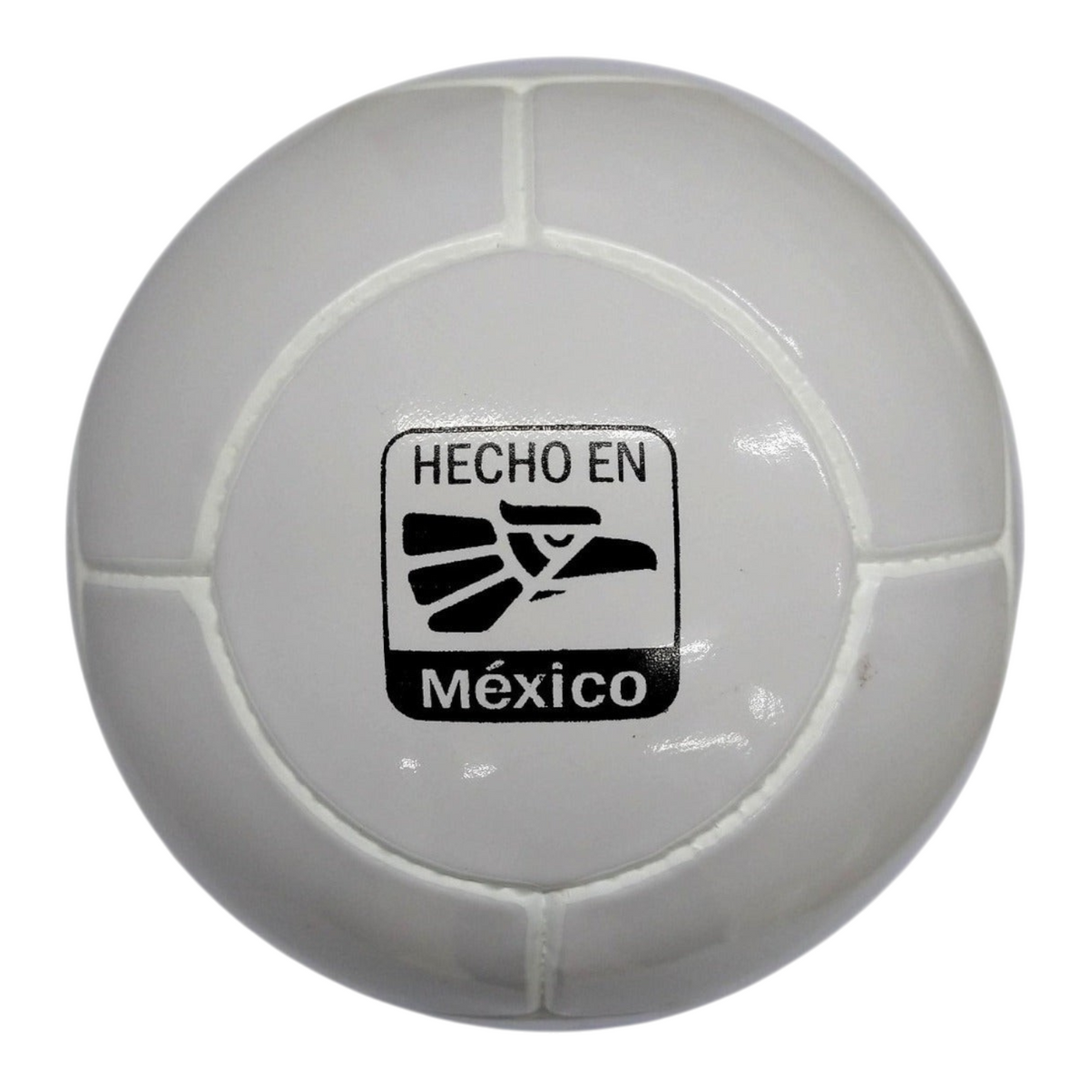 Balón de fútbol sala Radach Sports número 3 color blanco con diseño Hecho en México y cámara de látex
