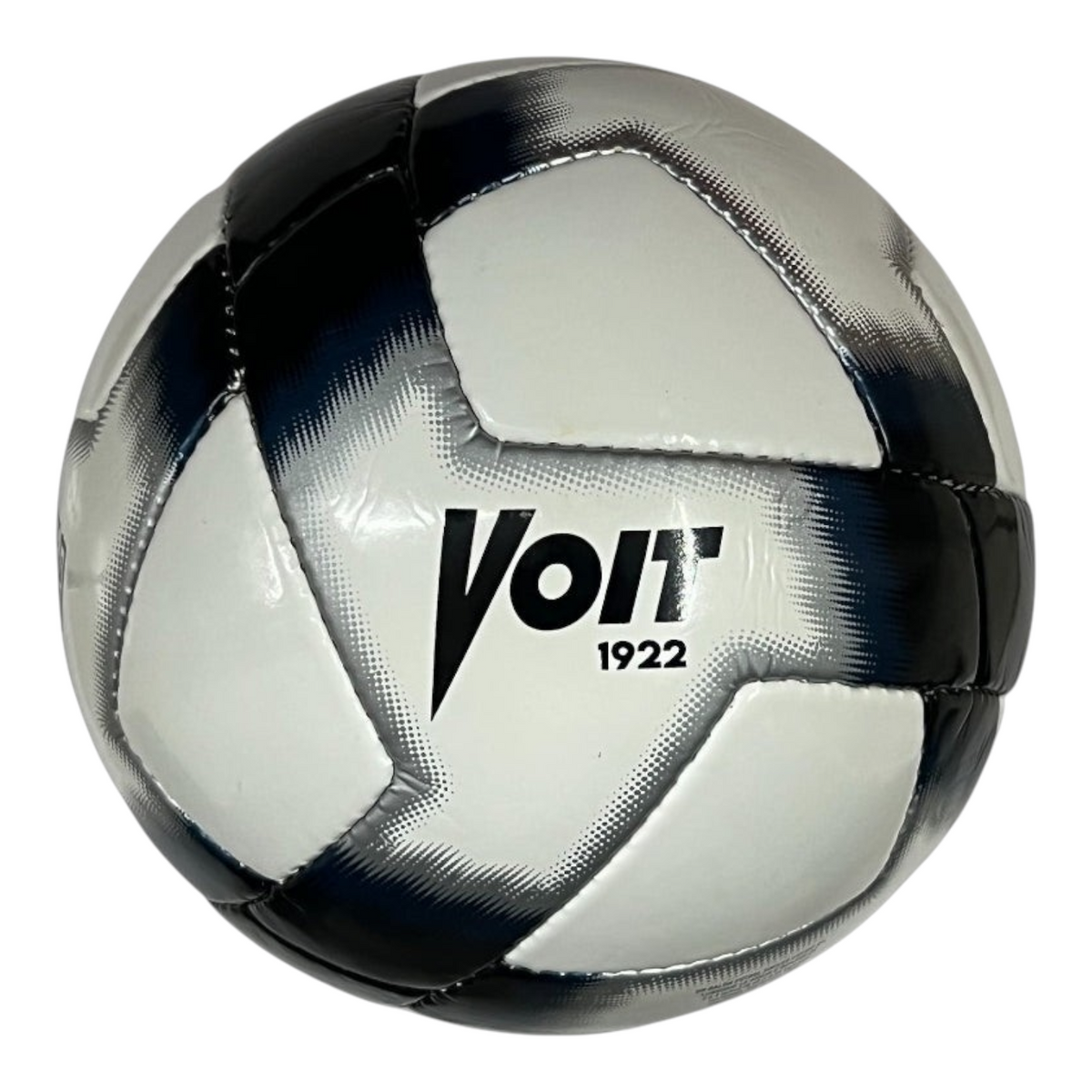 Balón de fútbol Radach Sports Voit Clausura 2022 número 5, diseño cosido a mano en color blanco y negro.