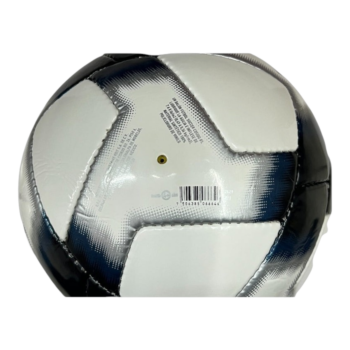 Balón de fútbol Radach Sports Voit Clausura 2022 réplica cosido a mano en color blanco y negro
